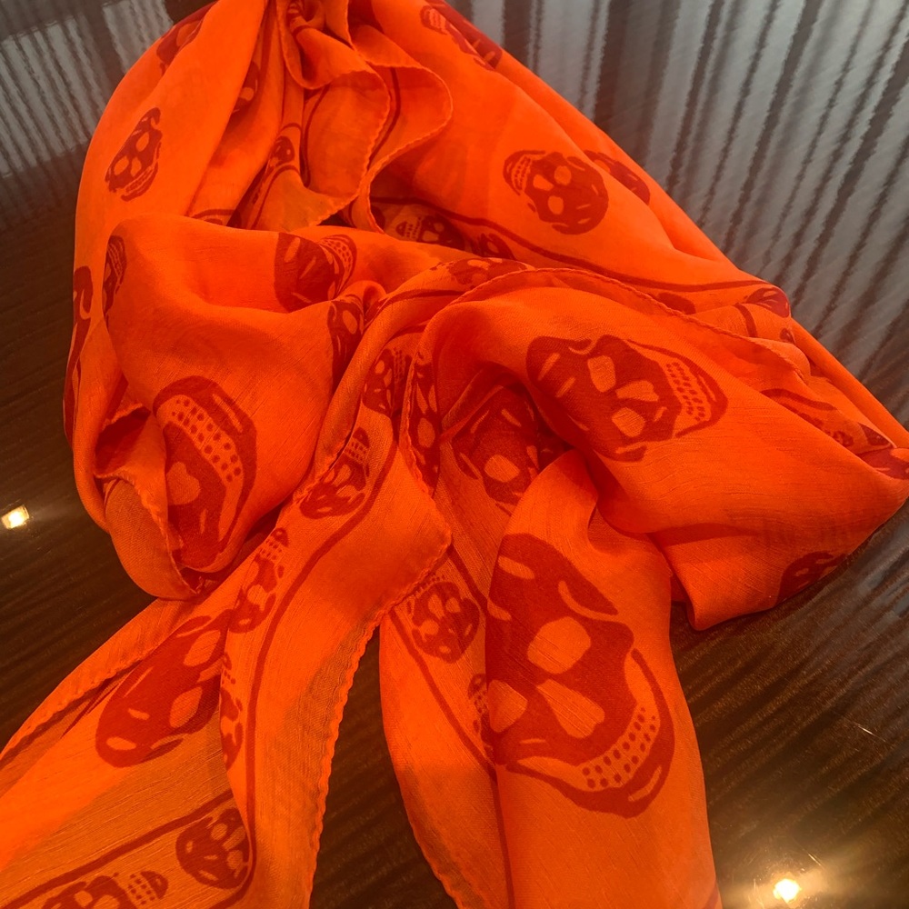 Alexander McQueen Silk Skull Scarf